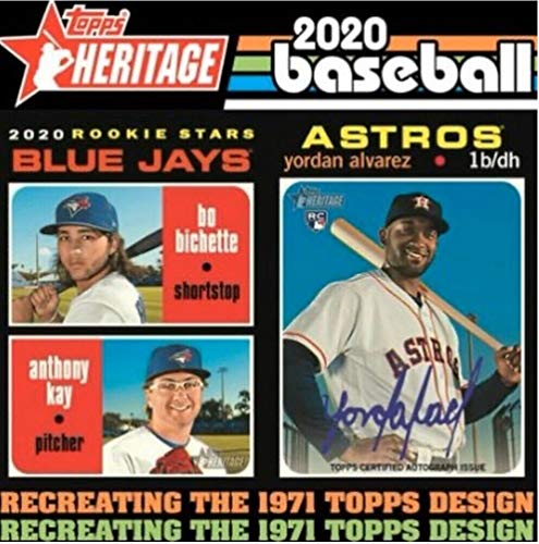 2020 Topps Heritage Complete Base Set 1-400 Cards Alvarez Lux Bichette