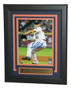 lance mccullers jr autographed 8×10 photo framed houston astros tristar