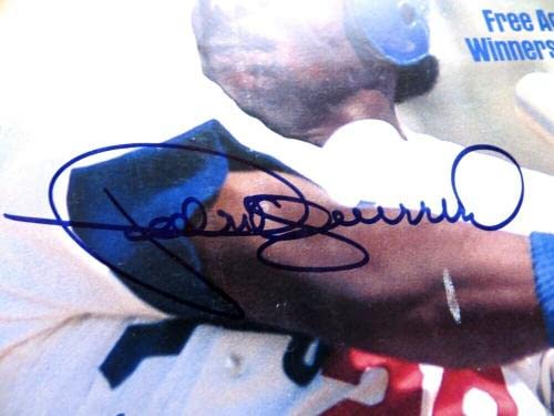 Pedro Guerrero Signed Autograph Magazine Street & Smith 1984 Dodgers JSA AH04506 - Autographed MLB Magazines