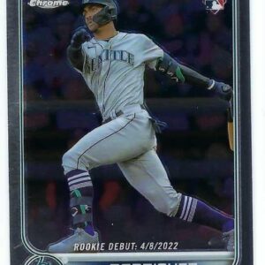 JULIO RODRIGUEZ 2022 Topps Chrome Update Rookie Debut #USC165 Baseball Rookie Card RC Seattle Mariners