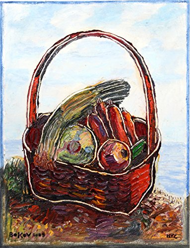 Basket with Fruit and Vegetables