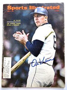 al kaline signed autographed magazine sports illustrated 1967 tigers jsa ah04516 – autographed mlb magazines