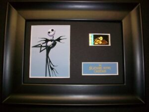 nightmare before christmas jack framed movie film cell display collectible memorabilia complements poster book theater