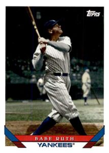 2019 topps archives #201 babe ruth new york yankees baseball card