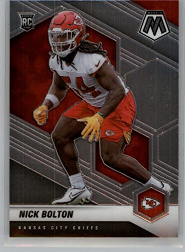 2021 Panini Mosaic #366 Nick Bolton RC Rookie Kansas City Chiefs NFL Football Trading Card