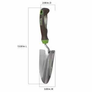 AMES 2445000 Stainless Steel Hand Trowel with Ergo Gel Grip, 13-Inch