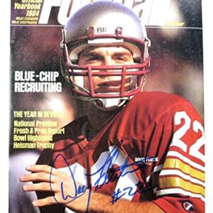 Doug Flutie Signed Autographed Magazine Street & Smith 1984 Eagles JSA AH04484 - Autographed College Magazines