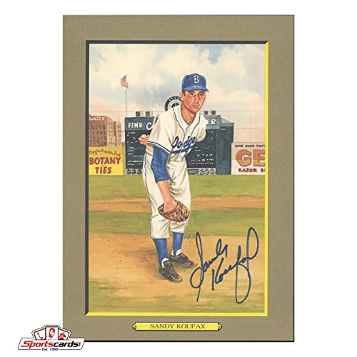 Sandy Koufax Signed Perez-Steele Great Moments Card - JSA COA - Baseball Slabbed Autographed Cards