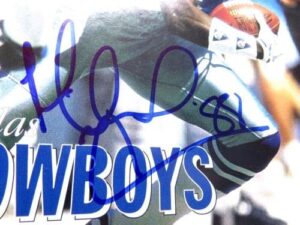 michael irvin signed autographed program nfl game day vs. bears 1992 jsa ah04456 – autographed nfl magazines