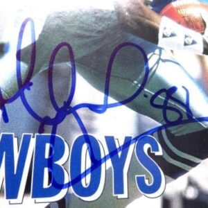 Michael Irvin Signed Autographed Program NFL Game Day vs. Bears 1992 JSA AH04456 - Autographed NFL Magazines