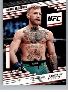 2021 panini chronicles ufc prestige #73 conor mcgregor lightweight official mma trading card in raw (nm or better) condition