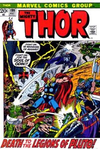 thor #199 vg ; marvel comic book | pluto vs hela may 1972