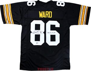 hines ward signed autographed pittsburgh steelers custom jersey inscribed sb xl mvp tristar