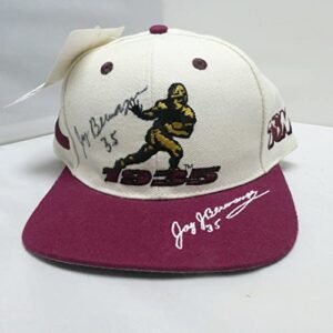 Jay Berwanger Signed Heisman Trophy Cap Footbal Hat JSA COA - Autographed NFL Hats