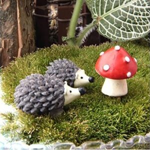 40pcs 9 Scenarios Fairy Garden Figurines Miniature Accessories, Micro Landscape