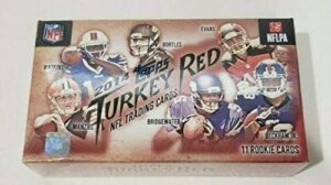 2014 topps turkey red football factory sealed box – 11 cards/box