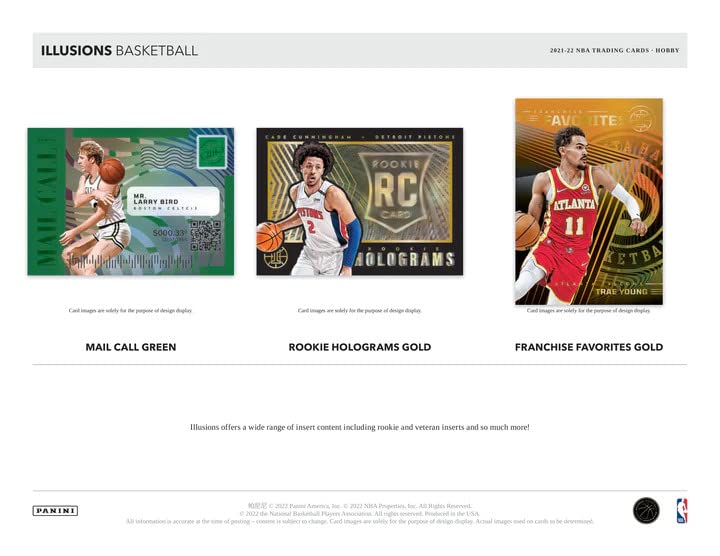 2021/22 Panini Illusions NBA Basketball HOBBY box (14 pks/bx)