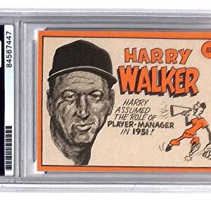 Harry Walker Signed 1969 Topps #633 Autographed Astros PSA/DNA