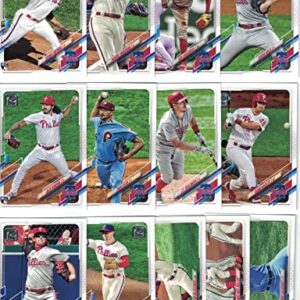 Philadelphia Phillies / 2022 Topps Baseball Team Set (Series 1 and 2) with (24) Cards. PLUS 2021 Topps Phillies Baseball Team Set (Series 1 and 2) with (23) Cards. ***INCLUDES (3) Additional Bonus Cards of Former Phillies Greats Mike Schmidt, Ryan Howard