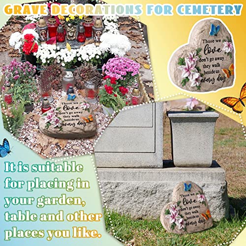 Jetec Sympathy Gift Memorial Garden Stone Decor Those We Love Don't Go Away Memorial Gifts Bereavement Gifts in Memory of Loss of Loved One Condolence Gifts for Outdoors