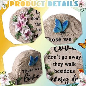 Jetec Sympathy Gift Memorial Garden Stone Decor Those We Love Don't Go Away Memorial Gifts Bereavement Gifts in Memory of Loss of Loved One Condolence Gifts for Outdoors