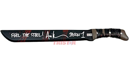 Ari Lehman Autographed 'Friday The 13th' Jason Machete Inscribed Feel The Steel! Jason 1 TRISTAR