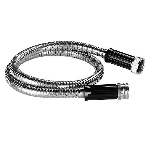 BEAULIFE Metal Short Garden Hose 3ft Connectors, Drainage Hose for Dehumidifier Small Water Hose Extension High Pressure Bib Reel Extender, Drinking Water Hose for RV Outdoor