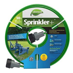 swan products element sprinkler soaker hose 50′ (50ft, green)