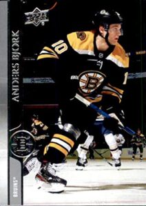 2020-21 upper deck #263 anders bjork boston bruins nhl hockey series 2 base trading card