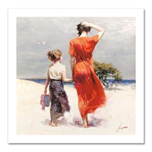 pino,”afternoon stroll”, canvas