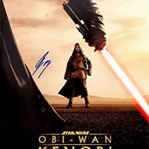 EWAN McGREGOR Signed STAR WARS"Obi Wan Kenobi" 13x19 Poster BAS & Official Pix