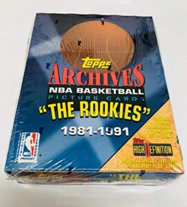 1993 topps archives”the rookies” 1981-1991 basketball box