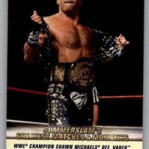 Wrestling Wrestling 2019 Topps SummerSlam Greatest Matches and Moments #GM-13 8/18/96 Champion Shawn Michaels def. Vader #GM-13 NM Near Mint