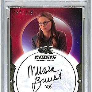 2022 CZX DC Crisis MELISSA BENOIST"Supergirl" Signed Card #MBKD PSA/DNA Slabbed