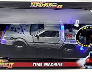 CHRISTOPHER LLOYD Signed"BACK TO THE FUTURE 2" 1:24 DeLorean BAS # WK69102