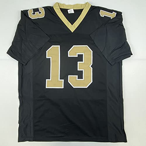 Autographed/Signed Michael Thomas New Orleans Black Football Jersey JSA COA