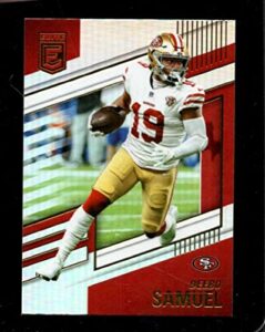 2022 donruss elite #48 deebo samuel nmmt 49ers