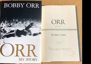 bobby orr signed book orr my story 1st printing bruins psa/dna authenticated