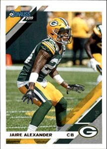 2019 donruss football #104 jaire alexander green bay packers official nfl trading card from panini america
