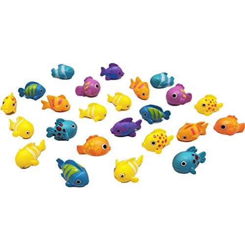 20 Pcs Mini Sea Fish Easter Cupcake Toppers, Fairy Garden Fish Miniature Figurines Moss Landscape DIY Terrarium Crafts Ornament Accessories Outdoor Decor