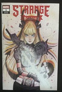 strange academy #1 2020 peach momoko exclusive retailer incentive variant marvel comic book nm condition – please note: this item is available for purchase. click on this title and then “see all buying options” on the next screen in order to see pricing a