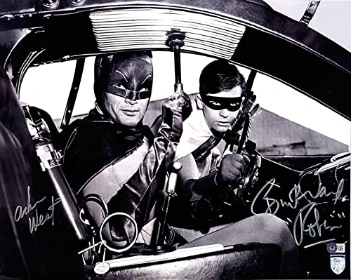 ADAM WEST"Batman" & BURT WARD"Robin" Signed 16x20 Photo BAS & Official Pix