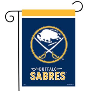 buffalo sabres garden flag nhl licensed 12.5″ x 18″ briarwood lane