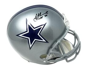 troy aikman dallas signed autograph full size helmet hof 06 inscribed steiner certified