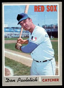 1970 topps # 504 don pavletich boston red sox (baseball card) ex red sox
