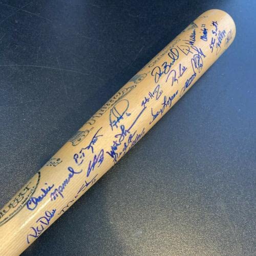 2008 Philadelphia Phillies World Series Champs Team Signed W.S. Bat JSA COA - Autographed MLB Bats