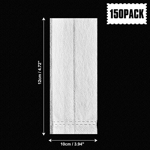 150 pcs Biodegradable Non-Woven Plant Nursery Bags Fabric Seedling Bags Plant Grow Bags for Home Garden Supply 3.93”x 4.72”