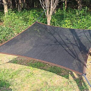 winemana 50% Black Shade Cloth, 14 x 20 FT Durable Mesh Tarp with Grommets, Garden Sunblock Shade Cloth Shading Antifreezing for Plants Cover, Greenhouse, Barns Kennel, Patio, Tomatoes