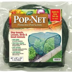 Gardeneer by Dalen Pop-Net Portable Protective Enclosure – Lightweight and Weatherproof – Easy DIY Installation – Safeguard Your Plants Against Garden Pests - 40" x 40" x 20"