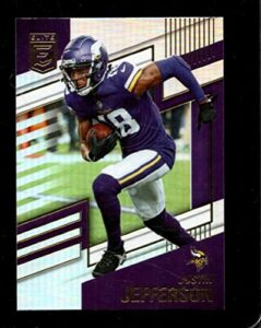 2022 donruss elite #25 justin jefferson nmmt vikings